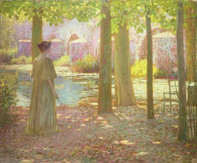 Zomer aan de Rivier door Louis Welden Hawkins