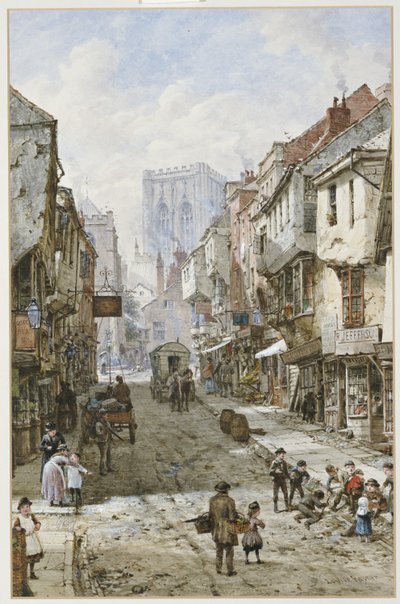 Foss Gate, York door Louise Ingram Rayner