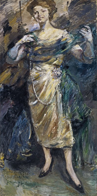 Modeshow door Lovis Corinth