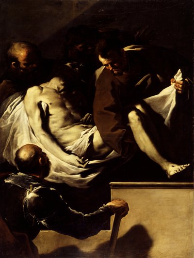 De Graflegging van Christus, c.1659-60 door Luca Giordano