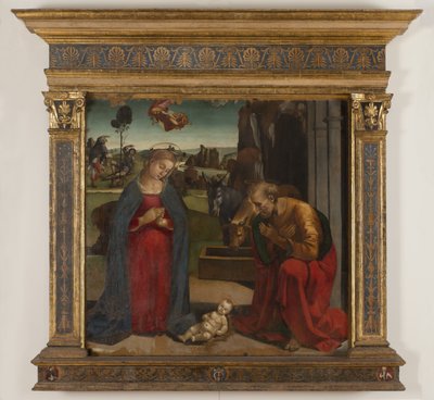 Geboorte van Jezus, 1497-98 door Luca Signorelli