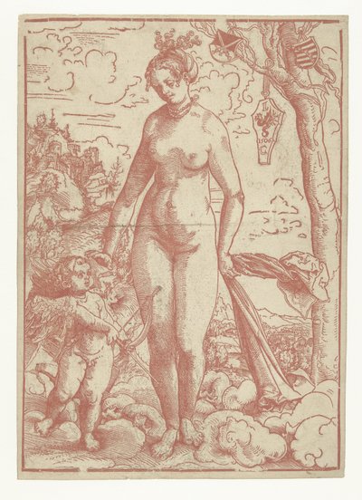 Venus en Amor door Lucas Cranach