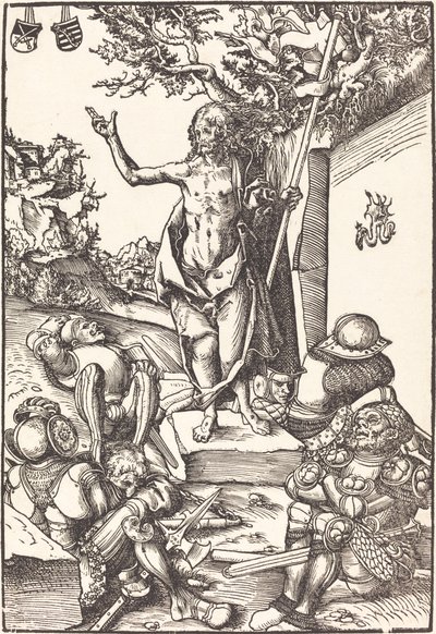 De opstanding door Lucas Cranach the Elder