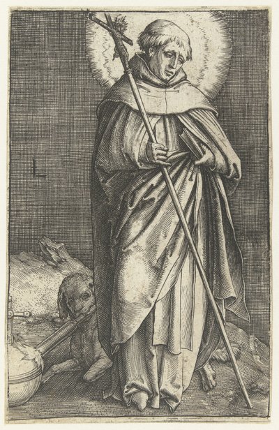 De heilige Dominicus door Lucas van Leyden