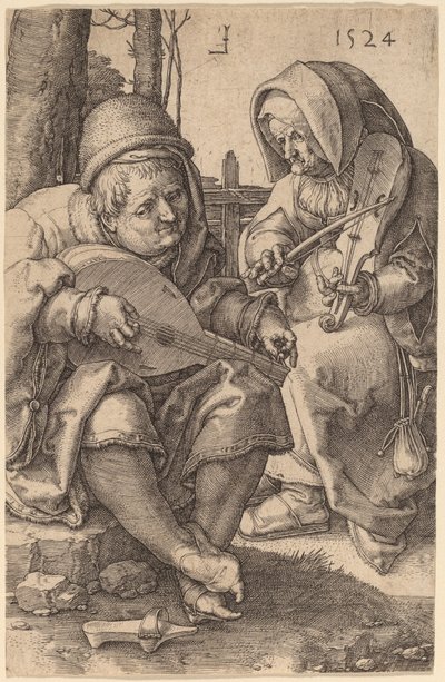 De Muzikanten door Lucas van Leyden