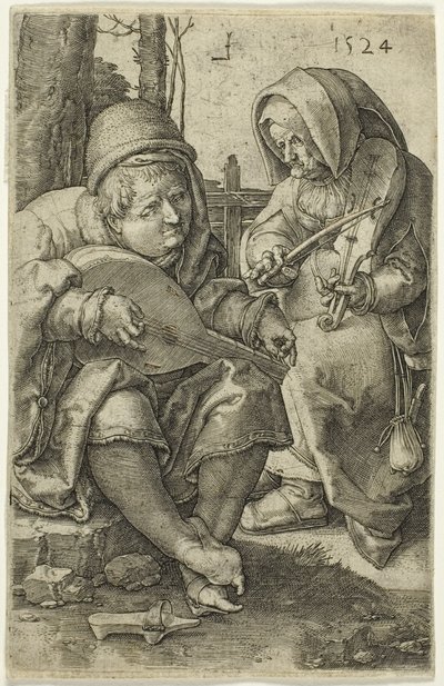 De Muzikanten door Lucas van Leyden