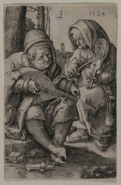 De muzikanten door Lucas van Leyden