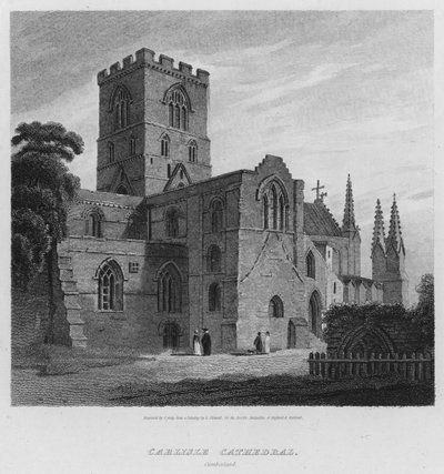 Carlisle Kathedraal, Cumberland door Luke (after) Clennell