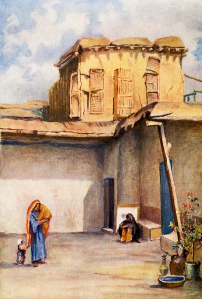 Huis van Ananias, Damascus door Margaret Thomas