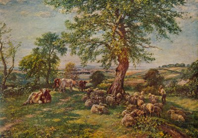 Heuvel en dal, ca. 1900 door Mark Fisher