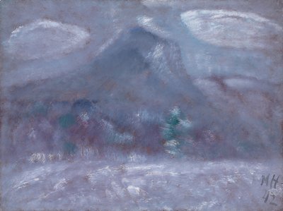 Mount Katahdin, Sneeuwstorm door Marsden Hartley