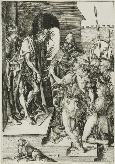 Ecce Homo, uit De Passie door Martin Schongauer