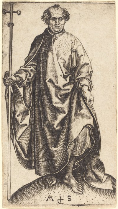 Sint Filippus door Martin Schongauer