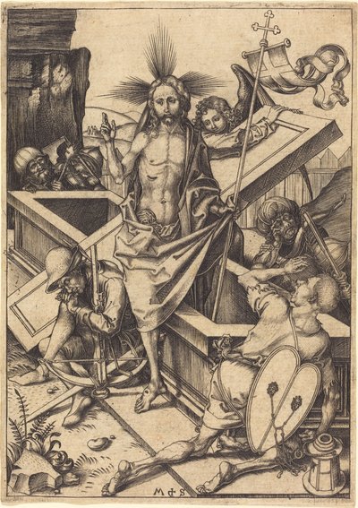 De opstanding door Martin Schongauer