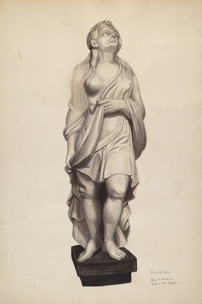 Galatea Boegbeeld, ca. 1940 door Mary E Humes