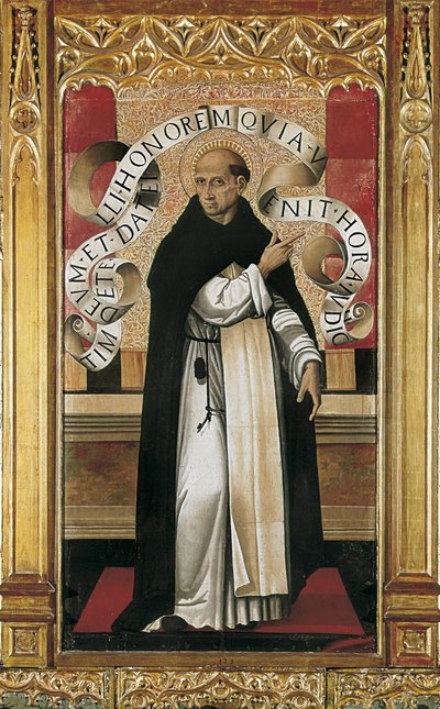 Sint Vincent Ferrer (1350-1419) door Master of the Grifo