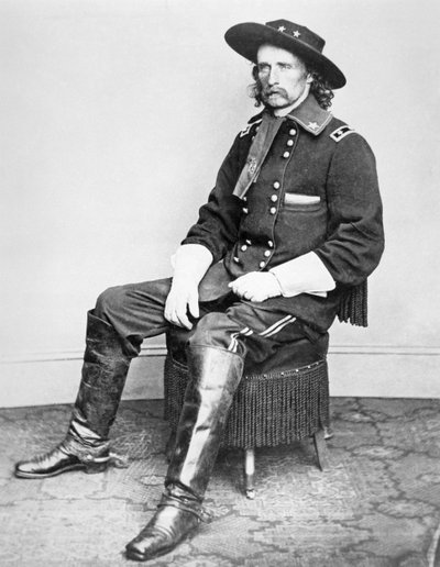 Generaal George A. Custer door Mathew Brady