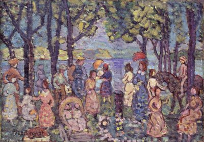 Zomer, New England, 1912 door Maurice Brazil Prendergast