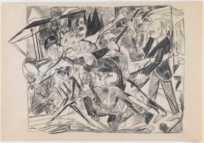 plaat 4: Martelaarschap door Max Beckmann