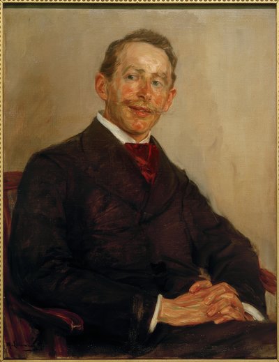 Portret van Dr. Max Linde door Max Liebermann