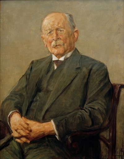 Portret van de directeur-generaal Gerstenberg door Max Liebermann