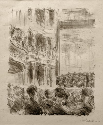 Het concert door Max Liebermann