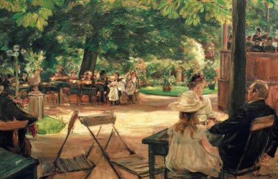 Restauratietuin door Max Liebermann