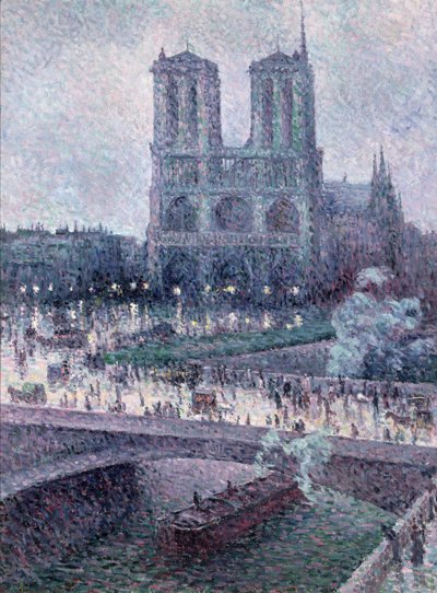 Notre Dame, ca. 1900 door Maximilien Luce