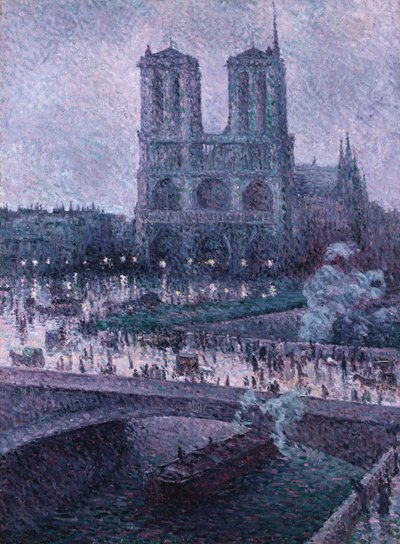 Notre Dame, ca. 1900 door Maximilien Luce