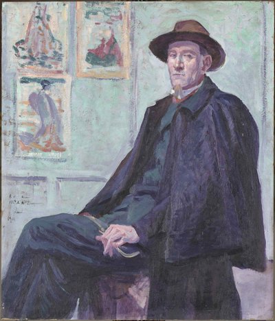 Portret van Félix Fénéon, 1901 door Maximilien Luce