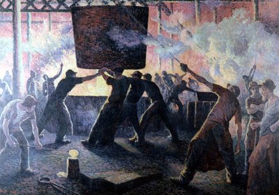 De Gieterij door Maximilian door Maximilien Luce