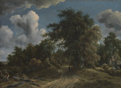 Bosweg, ca. 1670 door Meindert Hobbema