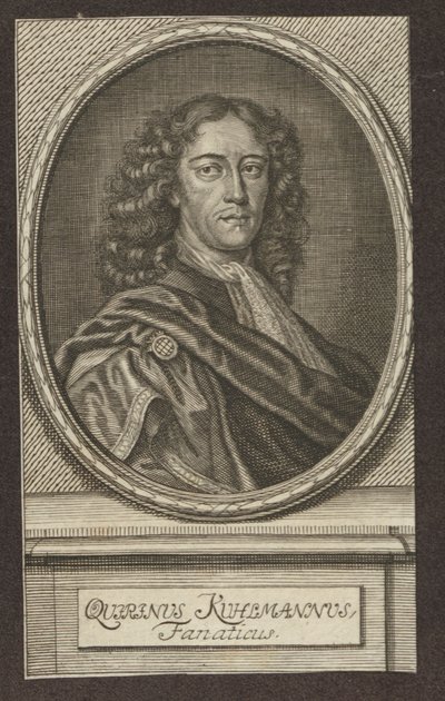 Quirinus Kuhlmann 1651-1689 door Mentzel