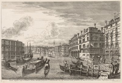 Gezichten van Venetië: Canal Grande, 1741 door Michele Marieschi