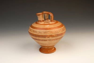 Pot Ewer, 1300-1200 v.Chr. (terracotta) door Mycenaean