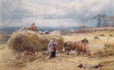 De hooiwagen door Myles Birket Foster