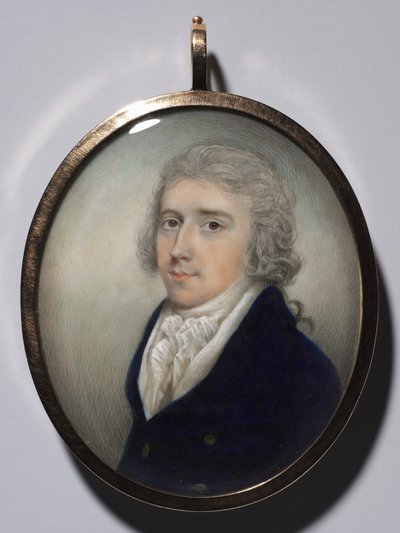 Portret van een man, ca. 1795-1800 door N*** Freese