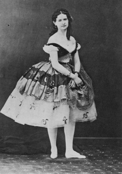 Maria Surovshchikova-Petipa, Russische balletdanseres, ca. 1861 door Nadar