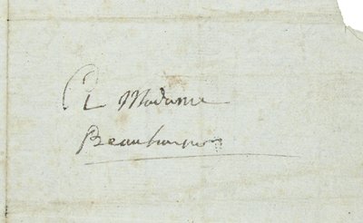 Brief aan Josephine de Beauharnais door Napoleon Bonaparte