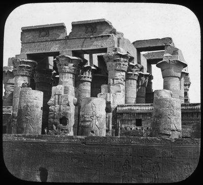 Tempel van Kom Ombo, Egypte, c1890 door Newton and Co