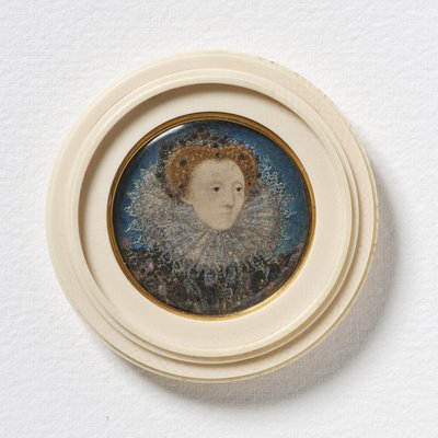 Portret van Elizabeth I van Engeland door Nicholas Hilliard