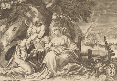 De Verloving van Sint Catharina door Nicolas Perrey