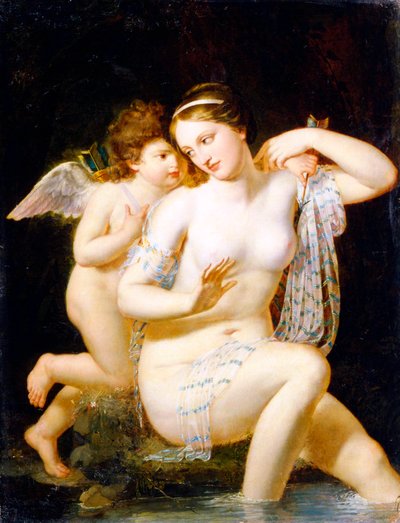 Venus en Cupido, 1792 door Nicolas de Courteille