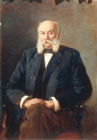 Ivan Aleksandrovitsj Gontsjarov door Nikolai Alexandrowitsch Jaroschenko