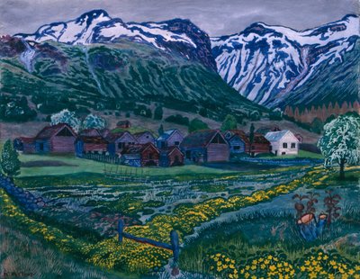 Boterbloemennacht door Nikolai Astrup