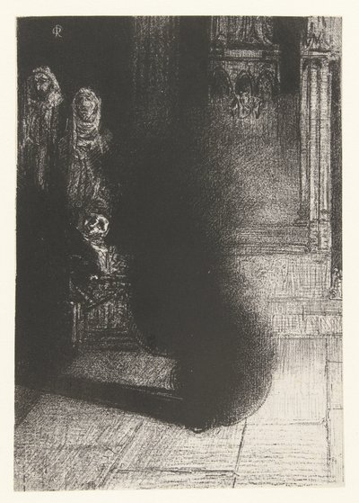 De zwarte vlammen door Odilon Redon