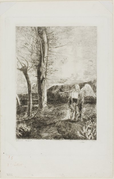 Tobias door Odilon Redon