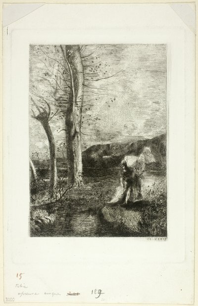 Tobias door Odilon Redon