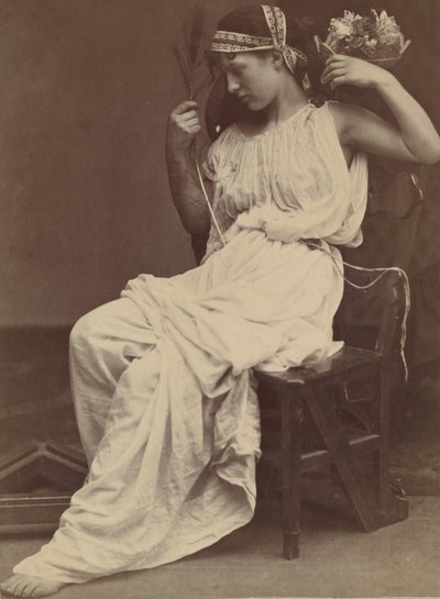 Flora overpeinst ijdelheid, 1860 door Oscar Gustav Rejlander