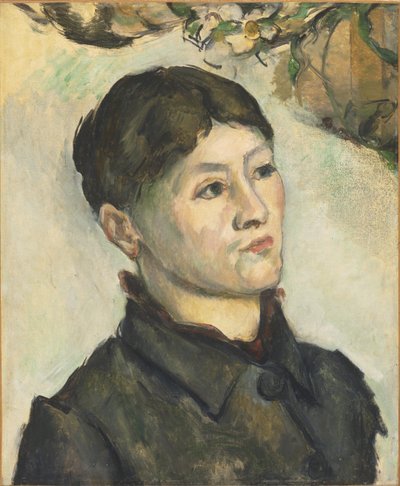 Portret van Madame Cézanne door Paul Cézanne